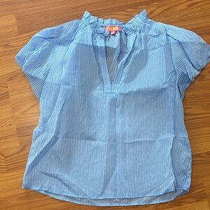 THML Blue Striped Blouse